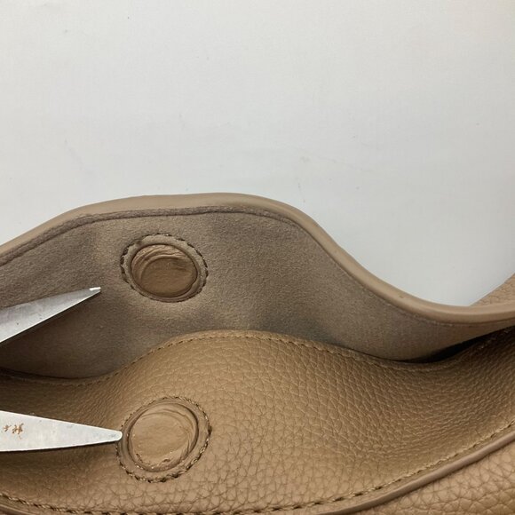 Songmont Luna Shoulder Bag Tan Beige Vegan Leather Hobo Detachable Strap*Read - Picture 8 of 16